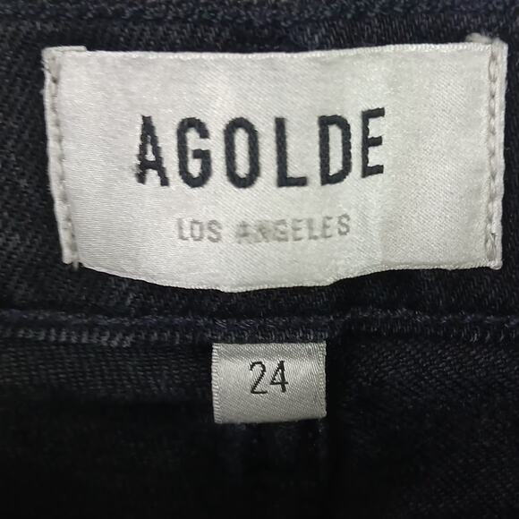 AGOLDE SZ 24 NICO High Rise Slim Denim Jeans Color: Compilation - Picture 5 of 6